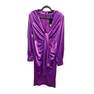NWT |  Akira | On Glow Purple V-Neck Maxi Dress | Size 1X